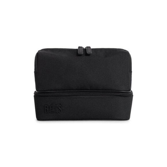 Béis the Cosmetic Organizer in Black New Travel Makeup Case - Picture 2 of 9